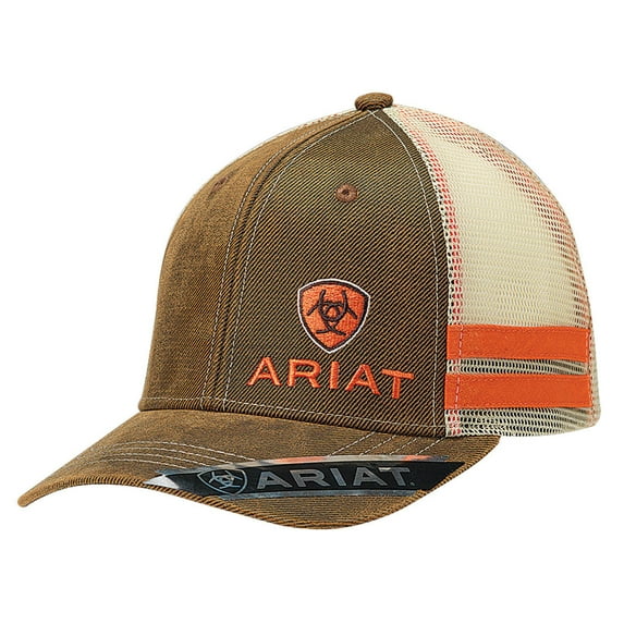 Ariat Men's Cap - Orange Stripe