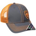 thumbnail image 1 of M&F Western Products 1595126 Ariat Mens Snap Back Offset Shield Logo Cap - Orange, 1 of 2