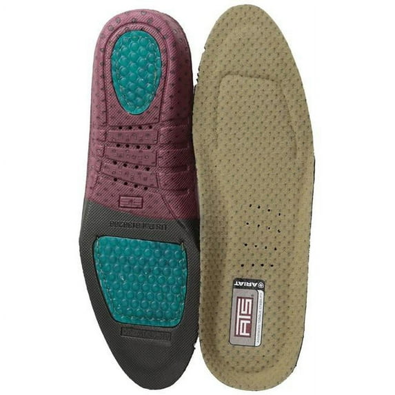 ariat men's ats round toe footbeds, multi, 14