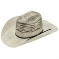 thumbnail image 1 of Twister Unisex Bangora Ivory an Brown Crossed Western Straw Hat T71852, 1 of 1