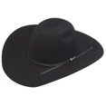 thumbnail image 1 of M&F Western T7635601-7 4.25 in. Twister 6X P-C 2 Cord Fur Cowboy Hats, Black - Size 7, 1 of 1