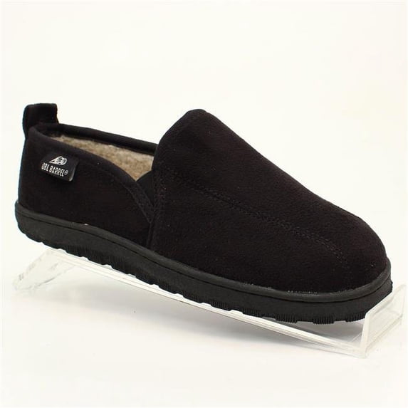 M&F Western Z5791801-11 Mens Fleece Lined Slip-On Slippers, Black - Size 11