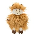 thumbnail image 1 of Medium Fancy Furry Cow Plush, Brown, 14", Easter by Way To Celebrate, 1 of 6