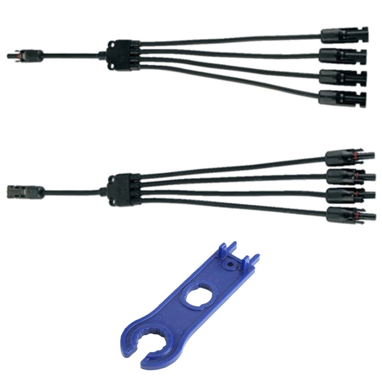 M/FFFF and F/ Solar Connector+Wrench DC1500V Adapter Cable