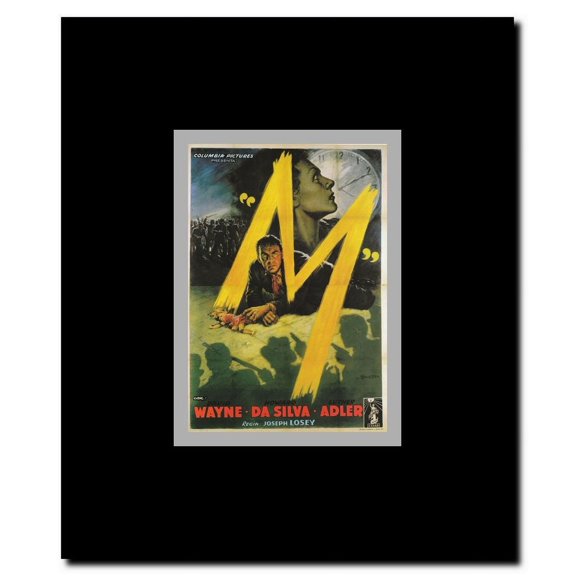 M Framed Movie Poster