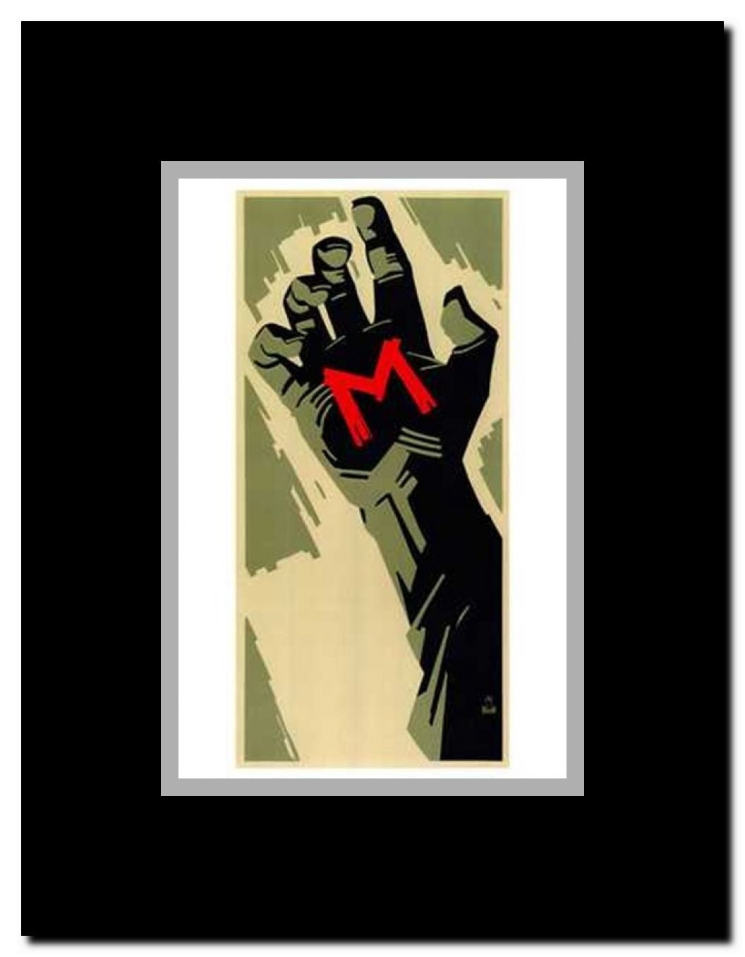 M Framed Movie Poster