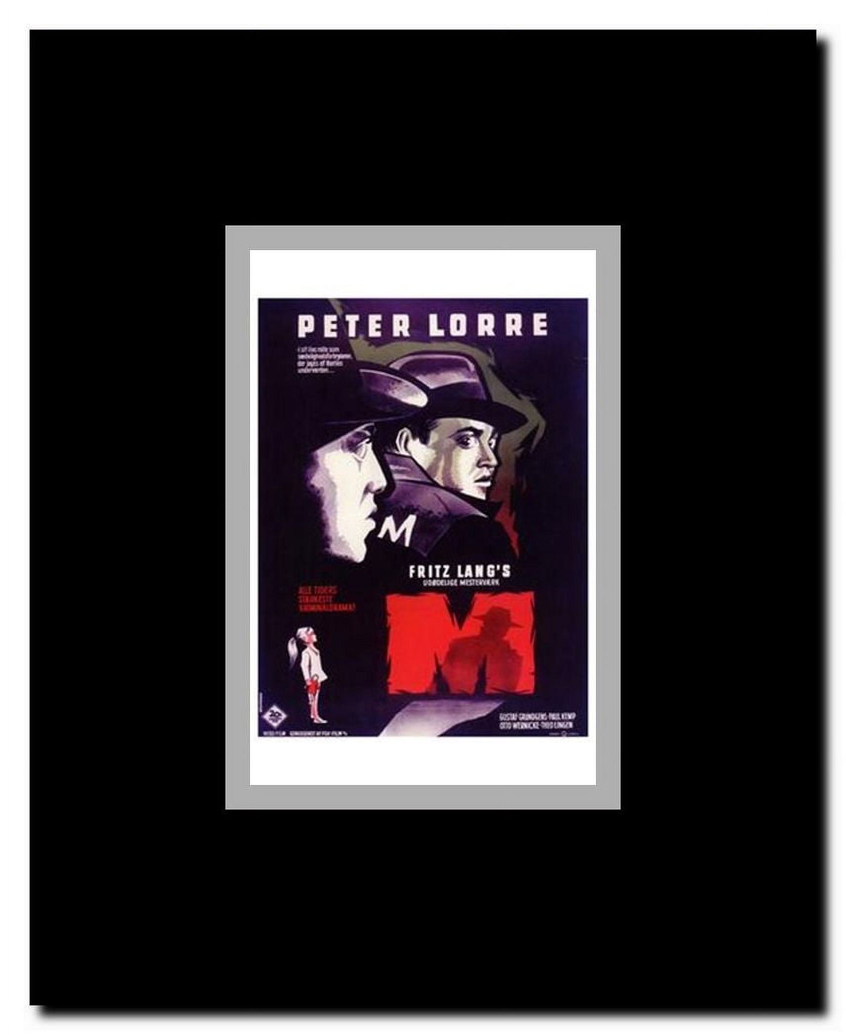 M Framed Movie Poster