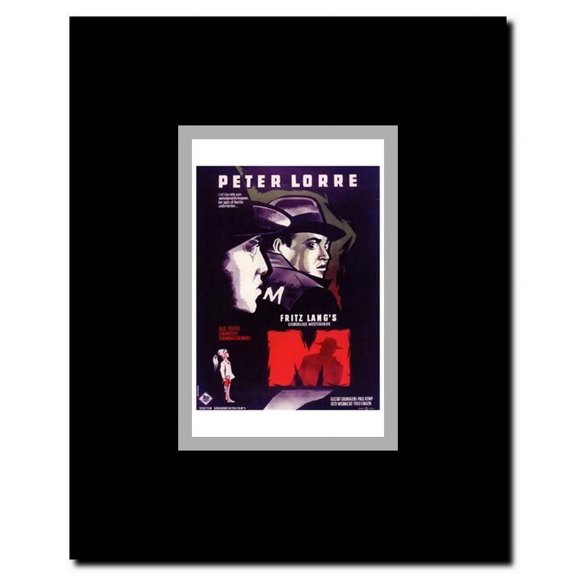 M Framed Movie Poster