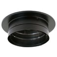 thumbnail image 1 of M&G DuraVent 8DVL-ADT DVL 8" Double Wall Chimney Adapter with Trim, Black, 1 of 3