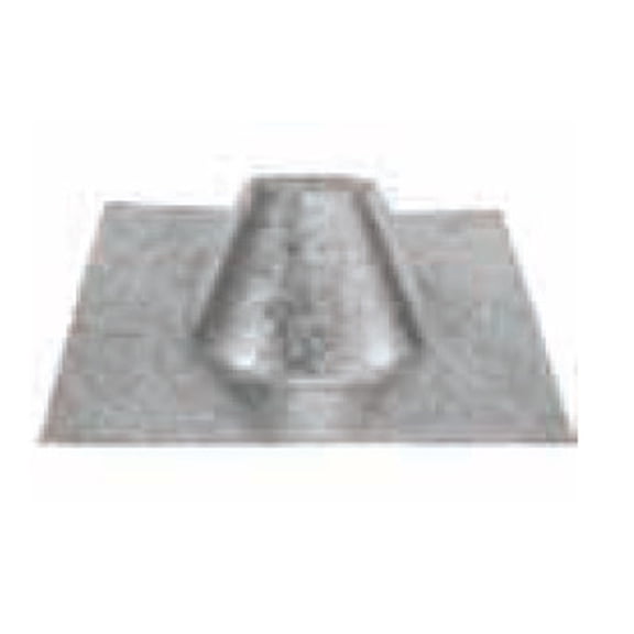 M&G DuraVent 115037 3 dia. PelletVent Pro Type L Chimney Flashing Pipe 7 by 12 to 12 by 12 - Aluminum