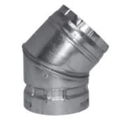 M&G DuraVent 12-Inch Inner Diameter B-Vent 45-Degree Adjustable Elbow - 12BVL45