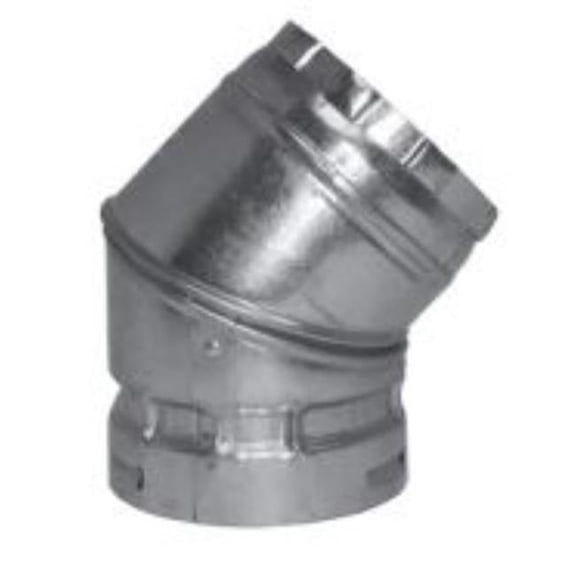 M&G DuraVent 12-Inch Inner Diameter B-Vent 45-Degree Adjustable Elbow - 12BVL45