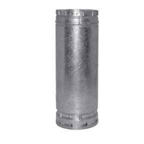 M&G DuraVent 12 Inner Diameter 18 Length B-Vent Large Diameter Rigid Pipe - 12BV18