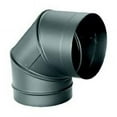 thumbnail image 1 of M&G DuraVent 69103 10 in. DuraBlack 90deg Sectioned Elbow Adjustable, 1 of 1