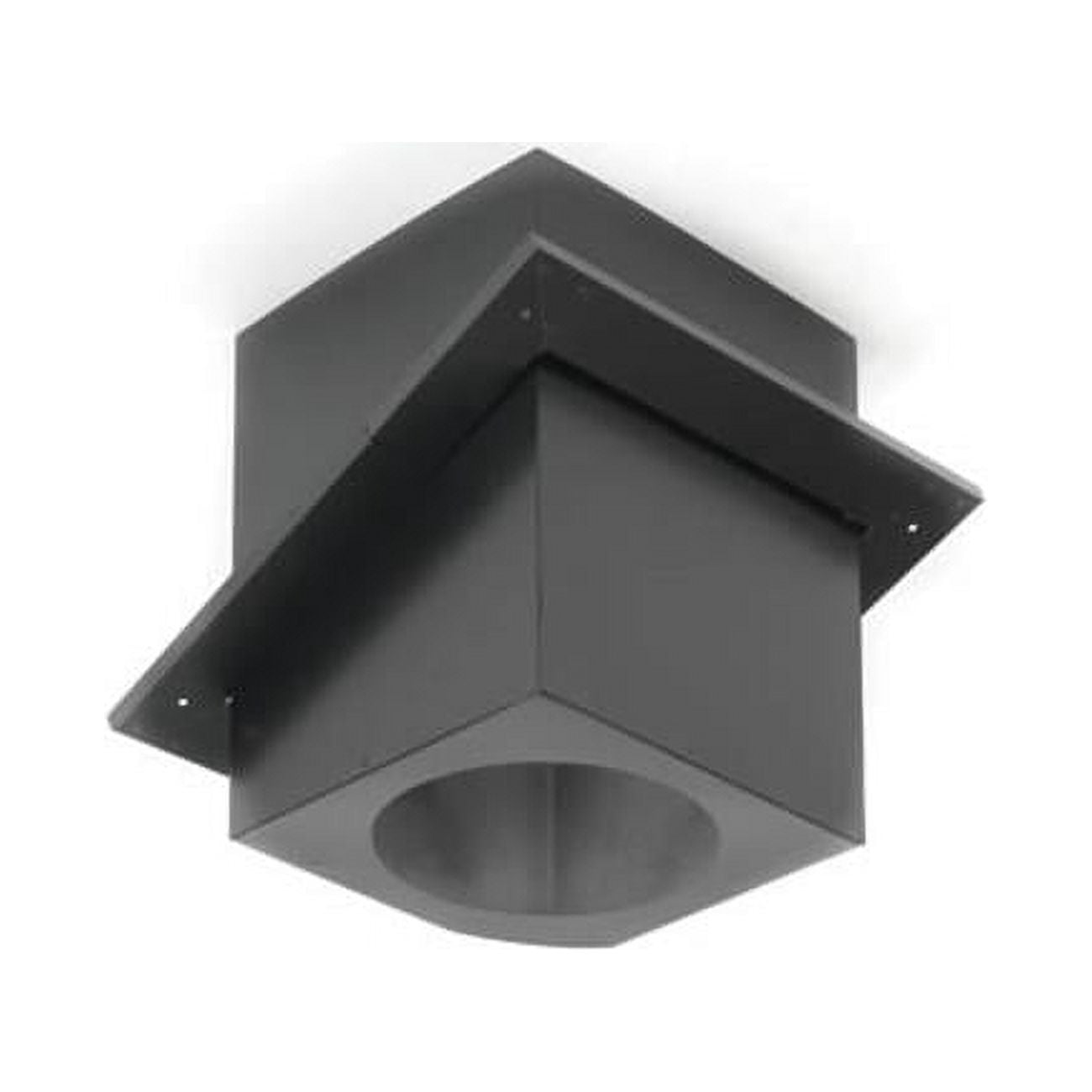 Bouchon De Terminaison Horizontal Carré En Acier Inox - 4 X 6 5/8" - Pour Conduit DirectVent Pro - Neuf