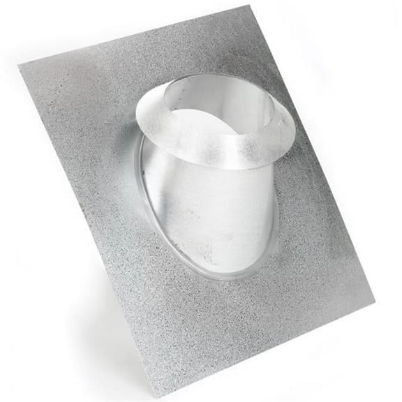 M & G Duravent 46DVA-F12 4 Inch  x 6 Inch  DirectVent Pro 7/12-12/12 Pitch Roof Flashing