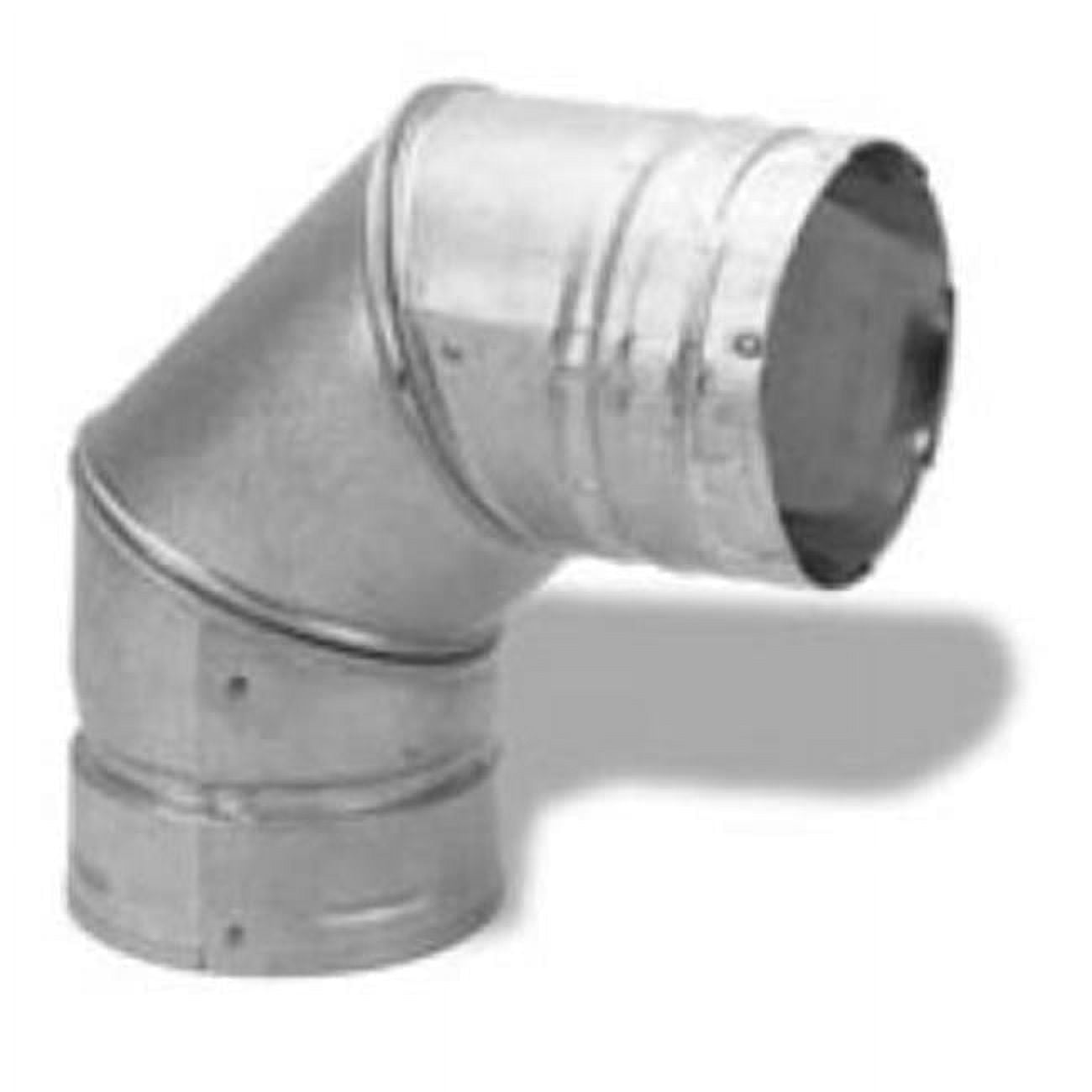 M & G Duravent 4PVP-E90 4 Inch  Pelletvent Pro 90 Deg Elbow  Stainless