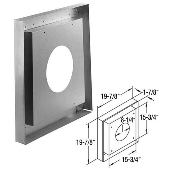 5" x 8" DirectVent Pro Vinyl Siding Standoff - 58DVA-VSS