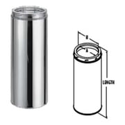 M & G Duravent 6DT-12 6 Inch x 12 Inch Duratech Factory-Built Chimney Length 430-alloy Inner Line Galvalume Outer Wall