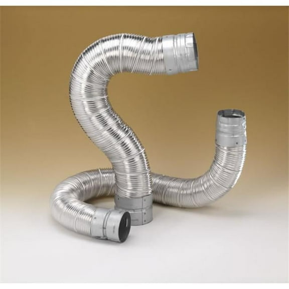 M & G Duravent 6DV48 6 Inch x 48' Dura-Connect Gas Connector Pipe .012 Inch Bendable Aluminum Pipe