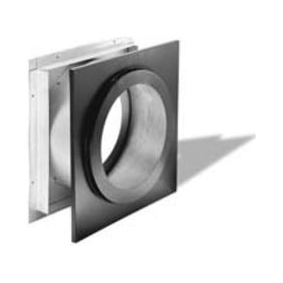M & G Duravent 8DT-WT 8 Inch  Duratech Wall Thimble  Galvanized Steel Painted Black  Finishing Collar Needed  Not Included