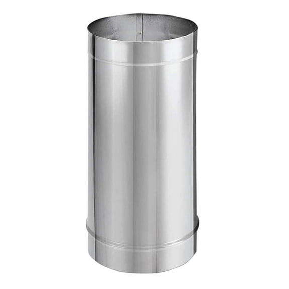 M&G DyGTyX 8DBK-48SS 8" Inner Diameter - DuraBlack Stove Pipe - Single Wall - ", Stainless Steel