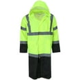 thumbnail image 1 of M.G.I. Adult High Visibility Long Raincoat with Foldable Hood, 1 of 5