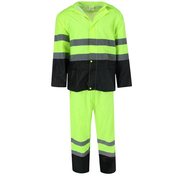 M.G.I. Adult High Visibility Rainsuit with Coat and Pants