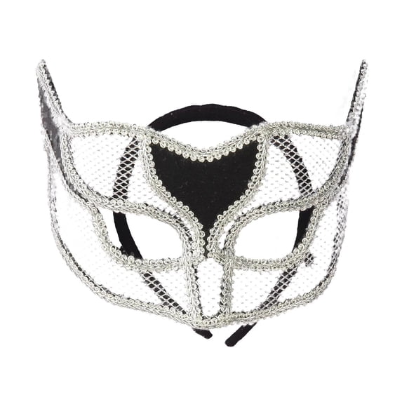 M/G SILVER NETTED MASK MJ-372F