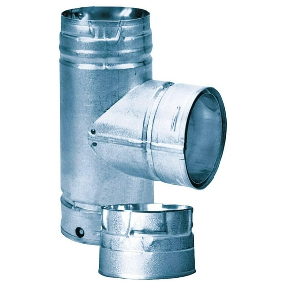 M&G TRVAL67893 3PVL-TR 3" Pellet Vent Clean Tee