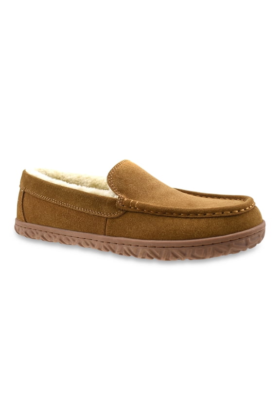 Men`s Hillcrest Suede Moccasin Slippers