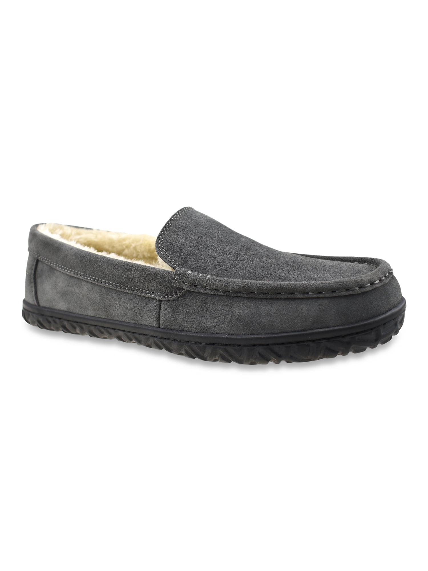 George Men`s Hillcrest Suede Moccasin Slippers - Walmart.com
