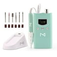 thumbnail image 1 of M GEM - Professional Brushless 35k RPM Nail Drill E-File - 3 Adjustable RPM Zones, Forward/Reverse, Long Battery Life - Salon-Grade Nail Care Tool (Teal), 1 of 9