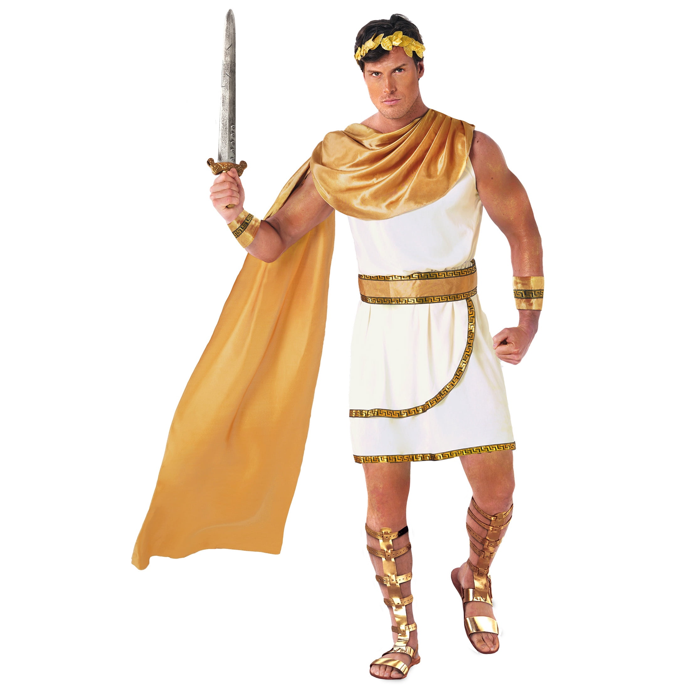 Greek God Halloween Costume for Adults, Men's Size M (32/34), by Way to Celebrate