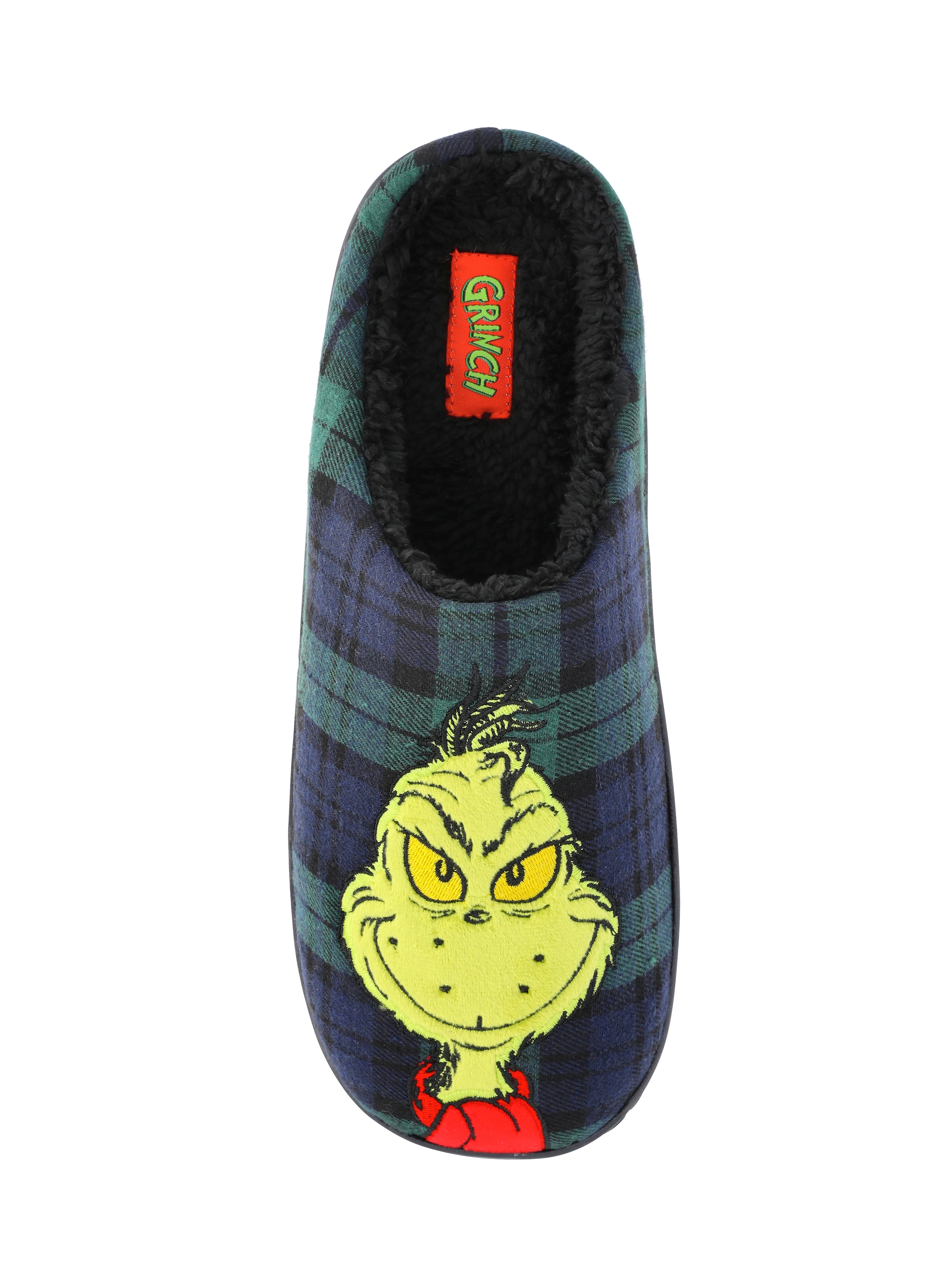 Dr Seuss Men's Grinch Icon Slippers