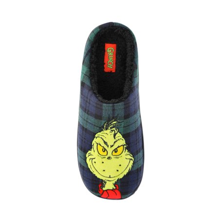 Dr Seuss Men's Grinch Icon Slippers