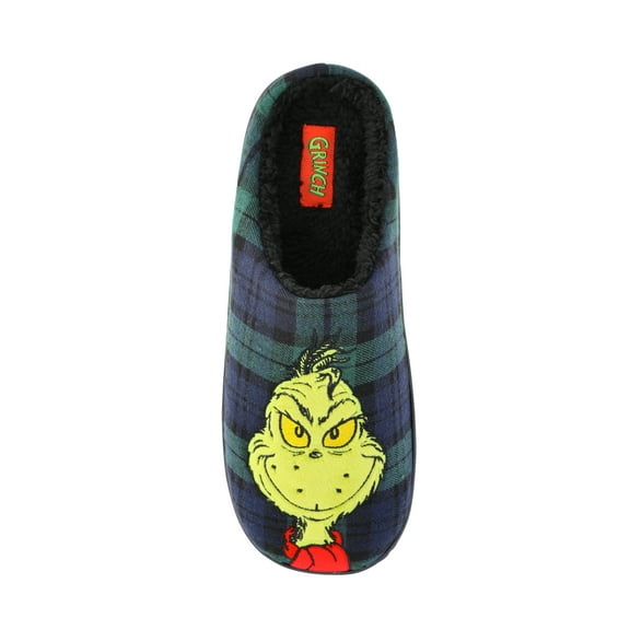 Dr Seuss Men's Grinch Icon Slippers