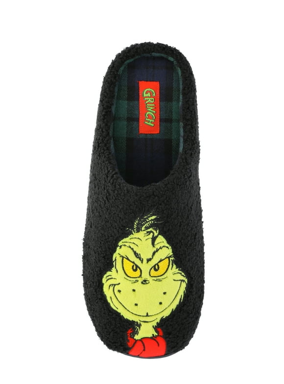 Dr Seuss Men's Grinch Icon Slippers