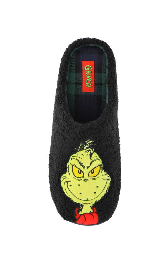 Dr Seuss Men's Grinch Icon Slippers