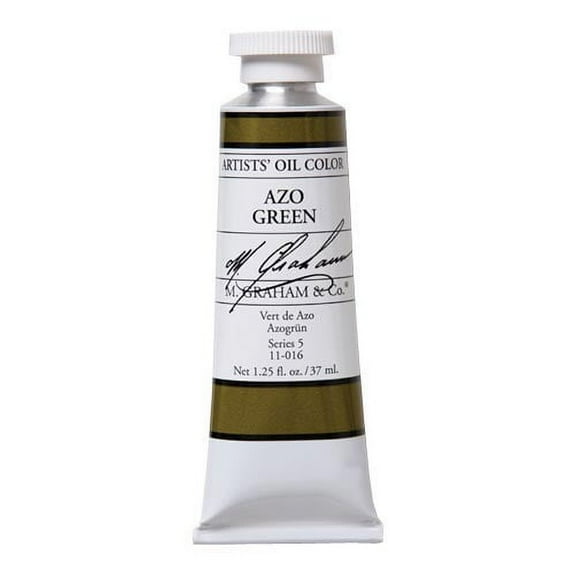 M. Graham 11-016 Oil Colors 37Ml - Azo Green