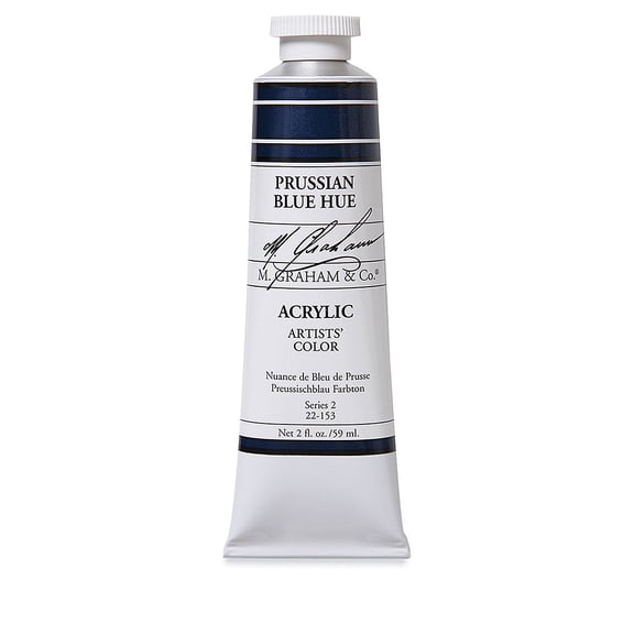 M. Graham Acrylic Color, 59 ML, Prussian Blue Hue (MG22153)