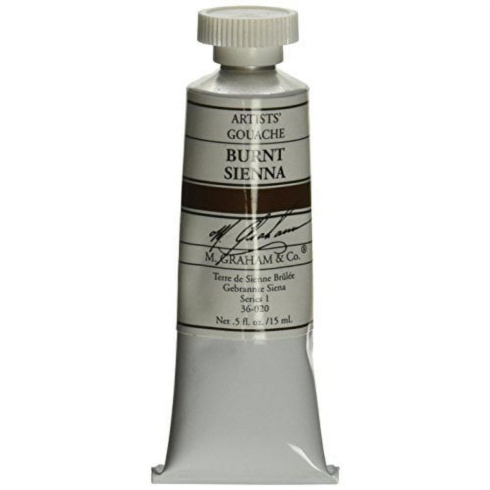  M. Graham 1/2-Ounce Tube Gouache Paint, Titanium White