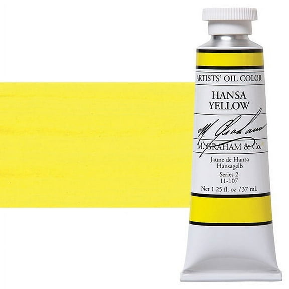 M. Graham Artists' Oil Color 1.25oz Hansa Yellow