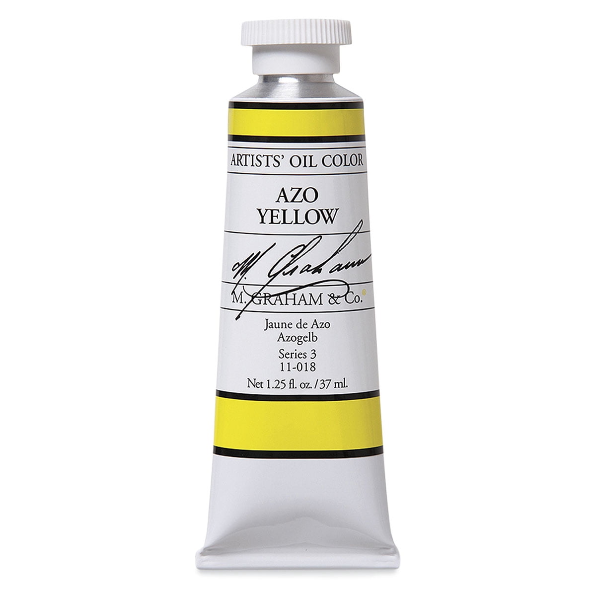 Yellow 37 M. Graham Artists' Oil Color - Azo Yellow, 37 ml tube - Walmart.com