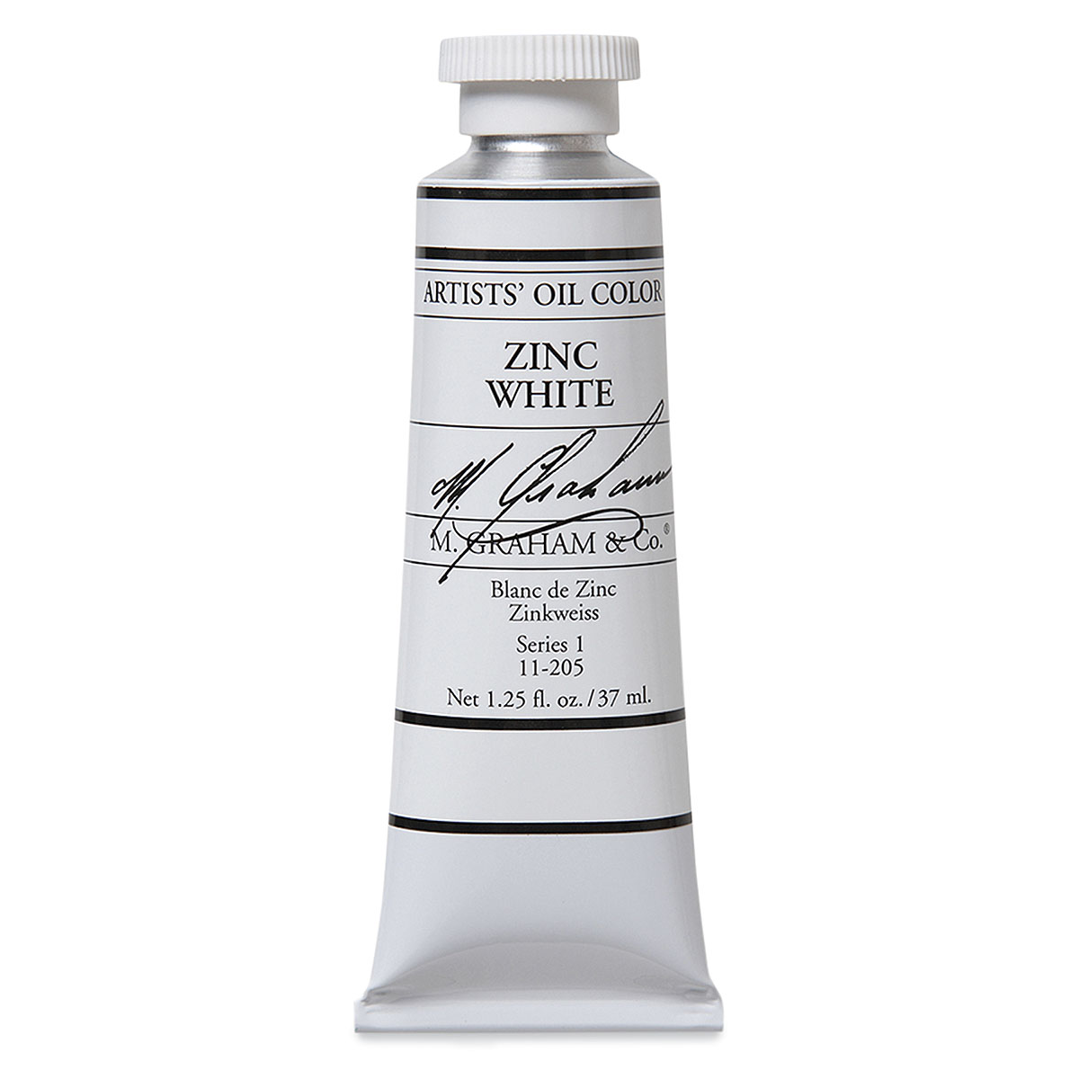 Zinf Color M. Graham 11-205 Oil Colors 37Ml - Zinc White - Walmart.com