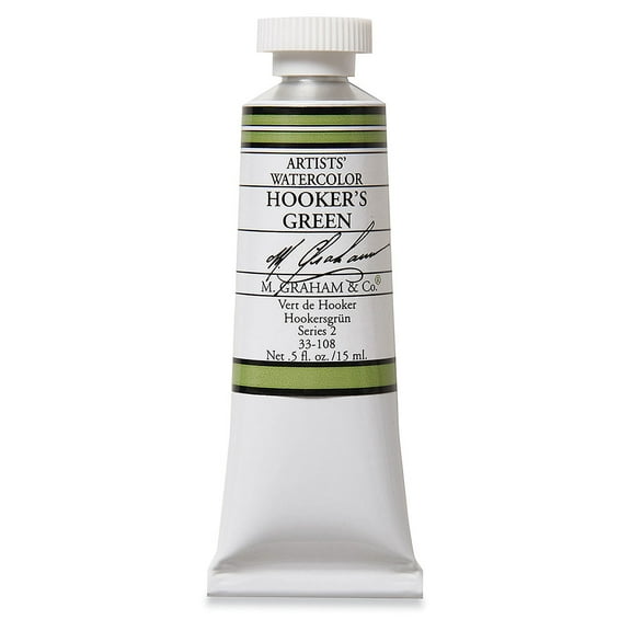 M. Graham Watercolor 15ml - Hookers Green