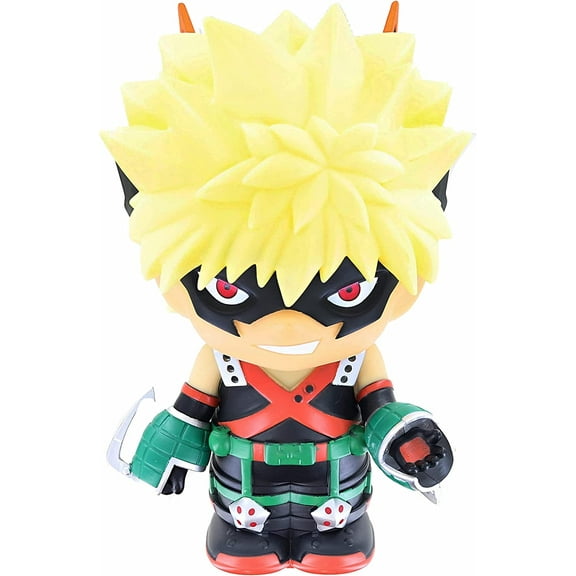 M H A Bakugo Anime Animation Character 3D Figural Bust PVC Coin Bank Figure Piggy Bank