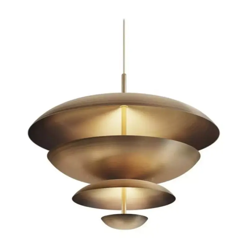 M H OVERSEAS Cosmic Chandelier Pendant Light Fixture – Elegant Mid Century Modern Ceiling Light