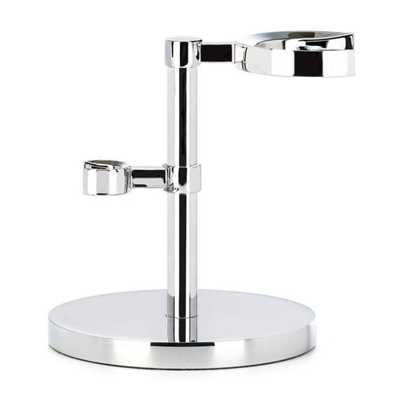 MHLE Chrome HEXAGON Shaving Brush & Razor Stand