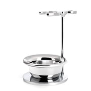 M HLE Chrome Shaving Set Stand for SOPHIST and CLASSIC series Brushes & Razors with Bowl